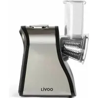 Livoo DOP192 Schwarz Grau Edelstahl Kunststoff Zerkleinerer