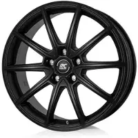 MIM 16 Zoll Alufelge RC Design RC32 16"x6.5" 5x108 PCD ET45 63,4mm Felge Matt Schwarz