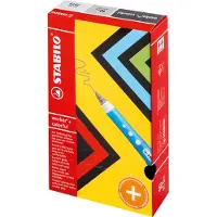 Stabilo Tintenroller - worker+ colorful - medium - 10er Pack - rot