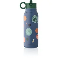Liewood - Falk Water Bottle - Universe / Classic navy - 350 ml