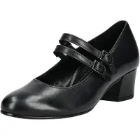 Gabor Shoes Spangenpumps - Schwarz Leder : 39 : Normal Größe: 39 Weite: Normal