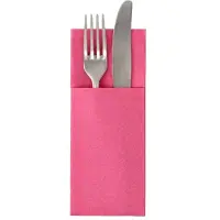 Papstar 50 Servietten "ROYAL Collection" 40 cm x 30 cm fuchsia mit Besteckfalz