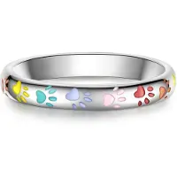 Rafaela Donata Ring Pfoten aus Sterling Silber in silber | Gr.: 50