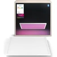 Philips Hue Smart Home Deckenlampe Surimu, dimmbar, weiß / opal, für Wohn- / Esszimmer, Aluminium, Modern, Smart Home Deckenlampe