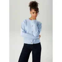 Aniston CASUAL Strickjacke aus effektvollem Melange-Garn