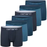 Camano Boxershorts "Boxershort Men comfort BCI Cotton Boxershorts 6p in Box 6er Pack"