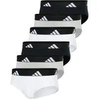 Adidas Originals Herren Slip, 6er Pack - Briefs, Active Flex Cotton, Logo, einfarbig