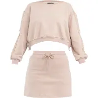 Tom Barron Freizeitanzug Women Sweatshirt And Skirt Set in ecru | Gr.: XS