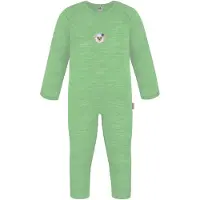 Normani Outdoor Sports Baby Merino Strampler Waverly in Grün | Gr.: 86