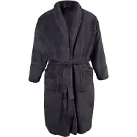 JP 1880 Bademantel in grau | Gr.: 8XL