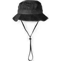 Normani Schlapphut mit Kinnband in Schwarz | Gr.: M