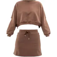 Tom Barron Freizeitanzug Women Sweatshirt And Skirt Set in GRAU | Gr.: XS