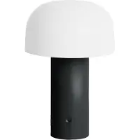 Leitmotiv - Tischleuchte Luca Led - Schwarz - Ø15cm Tischlampe - Nachttischlampe, Wohnzimmer, Schlafzimmer