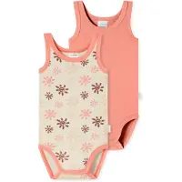 Schiesser 2er-Set: Bodys in Beige/ Orange | Gr.: 56