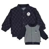 Feetje Wende-Collegejacke Rennstrecke, blau | tuerkis, 80