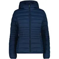 CMP Woman Padded Jacket FIX Hood blue ink (M928) 50