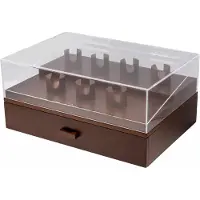 Holme & Hadfield Armory Pro Knife Display Case ARP-WT-794-1 Walnut, Messer Vitrine für 30 Stück