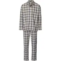 Hanro Pyjama Cozy Comfort in cardamom check | Gr.: XL