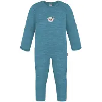 Normani Outdoor Sports Baby Merino Strampler Waverly in Blau | Gr.: 74
