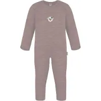 Normani Outdoor Sports Baby Merino Strampler Waverly in Rosa | Gr.: 62