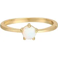 Rafaela Donata Ring aus Sterling Silber mit Opal (synth.) in gelbgold | Gr.: 54