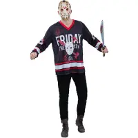 Smiffys Freitag der 13. Jason Hockey Shirt