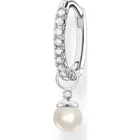 Thomas Sabo Einzel Creole mit Perlen Anhänger Silber