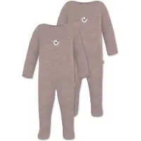 Normani 2er Pack Baby Merino Strampler „Levin" - 9411
