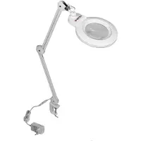 Wetec Lupenleuchte 435-B, rund (Lampe Arbeitsleuchte Arbeitslupe Lupenlampe)