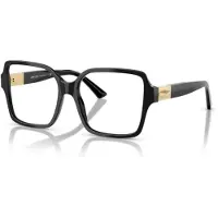 Jimmy Choo JC3027 Damen-Brille inkl. Gläser Vollrand Quadratisch Acetat-Gestell 54/16/140, schwarz