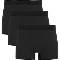 Selected Boxershorts "SLHLIAM 3-PACK TRUNK NOOS", Herren, Gr. M, 3 Stk., schwarz, Jersey, Obermaterial: 95% Baumwolle, 5% Elasthan, unifarben, eng, Unterhosen Boxershorts