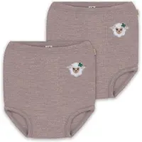 Normani Outdoor Sports 2er Pack Baby Merino Windelhose Tokoroa in Rosa | Gr.: 80