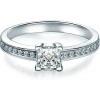 Trilani Ring - Sterling Silber Ring Zirkonia - Gr. 48 - in Silber - für Damen