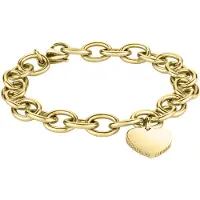 Liebeskind berlin Armband - Edelstahl Chunky Heart - Gr. ONESIZE - in Gold - für Damen