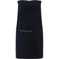 Ulla Popken Bademantel in nachtblau | Gr.: onesize