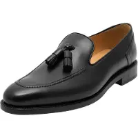 Henry Stevens Slipper & Pantoletten - Loafer Marshall TL - Gr. 45_5 - in Schwarz - für Damen