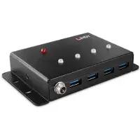 Lindy 43374, USB 3.2 Gen 1 (3.1 Gen 1) Type-B, USB 3.2 Gen 1 (3.1 Gen 1) Type-A, 5000 Mbit/s, Schwarz, Metall, Rundkabel
