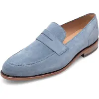 Henry Stevens Slipper & Pantoletten - Loafer Marshall PL - Gr. 44 (EU) - in Blau - für Damen