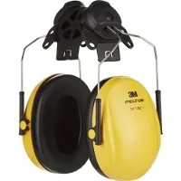 3M Kapselgehörschutz PELTOR H510P3E, zum Tragen über Schutzhelmen, EN 352 1:2020, SNR-Wert 26 dB, verstellbarer Kopfbügel, gelb-schwarz, 1 Stück