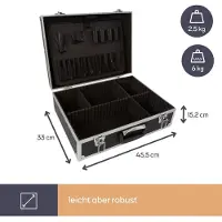 Perel TOOL079, Schwarz, Aluminium, 455 mm, 152 mm, 330 mm, 1 Stück(e)