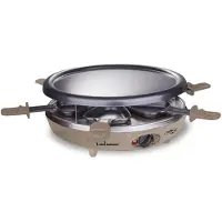 Little Balance Happy Cheese Trio, 6 Person(en), 1 Zone(n), Beige, Schwarz, Rund, 260 x 260 mm, Drehregler