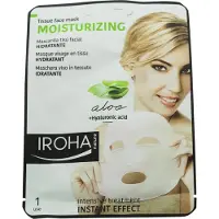 Iroha Nature Moisturizing Tissue Face Mask Aloe Vera 1 Einheit 0,001 l
