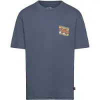 Billabong T-Shirt "Crayon Wave", Jungen, Gr. S, slate blau, Obermaterial: 100% Walkfrottier;, Shirts T-Shirt