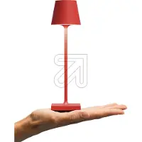 Sigor Akku-Tischleuchte NUINDIE USB-C Pocket 210 mm Feuerrot