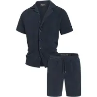 INDICODE JEANS Indicode Shorts & Shirt Set Herren blau, M 796121-0003-09920