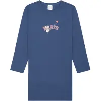 Schiesser Nachthemd Girls World in jeansblau | Gr.: 116