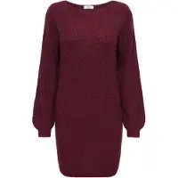 JDY Kleid "Whitney" in Bordeaux - XL