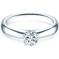 Trilani Ring - Sterling Silber Ring Zirkonia - Gr. 56 - in Silber - für Damen