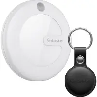 Fontastic Bluetooth-Tracker FonTag, schwarz, kompatibel mit Apple "Wo ist?", BT 5.2, mit Schutzhülle