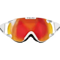 Casco Skibrille FX70 Carbonic White Orange (Medium)